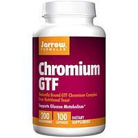 Хром GTF Jarrow Formulas 200 мкг, 100 капсул