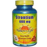 Стронций Natures Life 680 мг, 60 таблеток