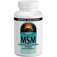 Source Naturals МСМ (метілсульфонілметан) в порошку з вітаміном C, 227 г