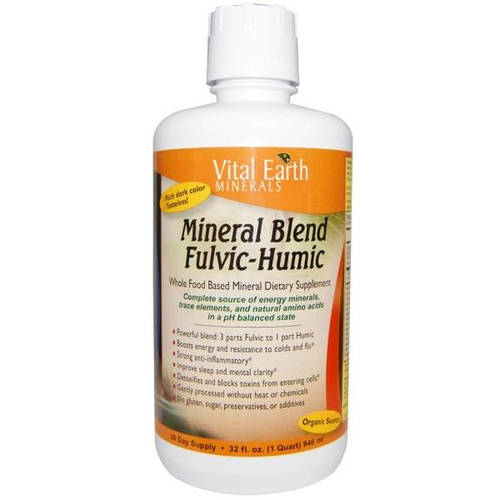 Купить Vital Earth Minerals, Смесь фульвовых и гуминовых минералов, 32 ...