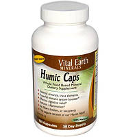 Vital Earth Minerals, Гуминовая кислота в капсулах, 120 капсул