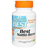 Doctors Best, Best Natto-Serra, 90 капсул вегетаріанських