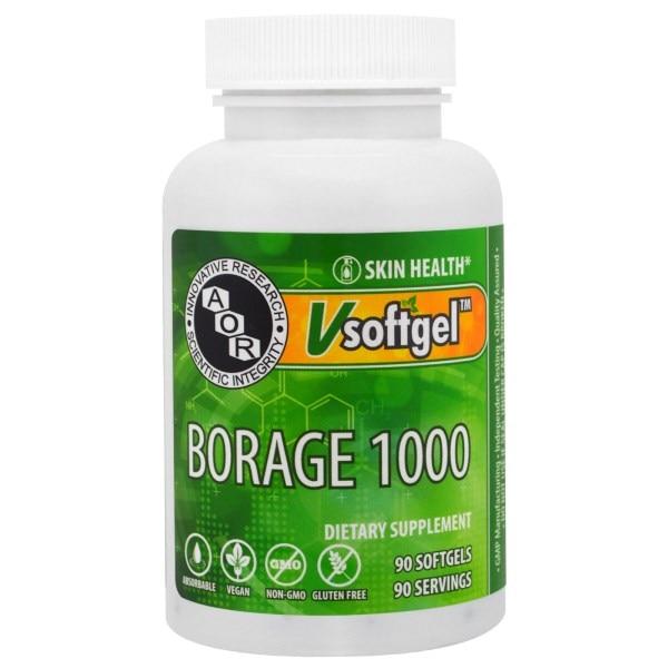 Advanced Orthomolecular Research AOR, Borage 1000 , 90 Softgels