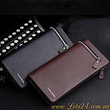 Шкіряний чоловічий клатч Curewe Kerien портмоне гаманець гаманець коричневий, фото 6