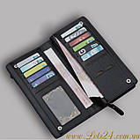 Шкіряний чоловічий клатч Curewe Kerien портмоне гаманець гаманець коричневий, фото 7