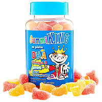 Gummi King, ДГК Омега-3, жувальні цукерки для дітей, 60 цукерок