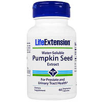 Life Extension, Водорозчинний екстракт насіння гарбуза, 60 капсул вегетаріанських