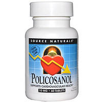 Source Naturals, Поликосанол, 60 таблеток