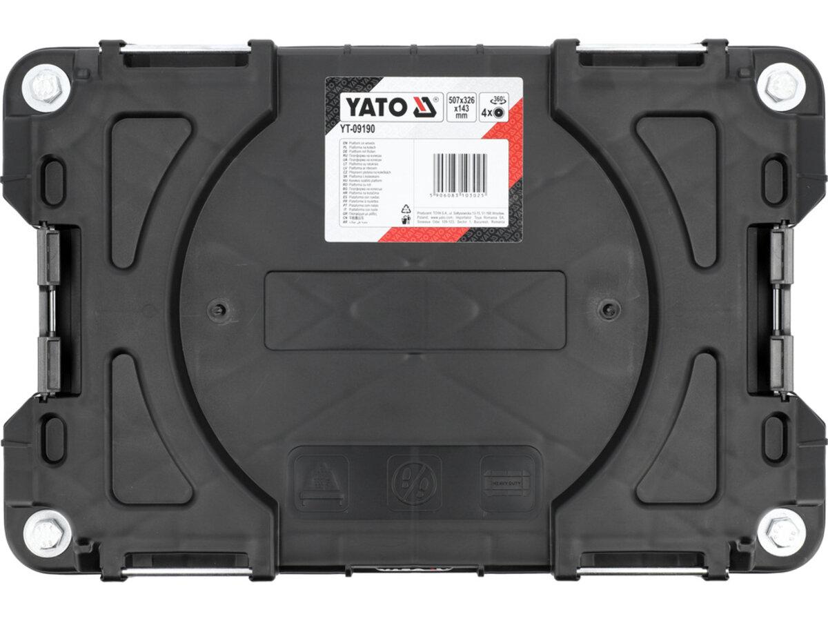 Платформа на 4 колесах для ящикової системи S12 YATO 507x326x143 мм [1], фото 1
