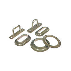 Люверс круглий 01.40 Z (оцинкований зеленого армійського кольору)