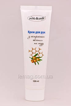 Silk&Soft Крем для рук з екстрактом обліпихи і меду, 100 мл