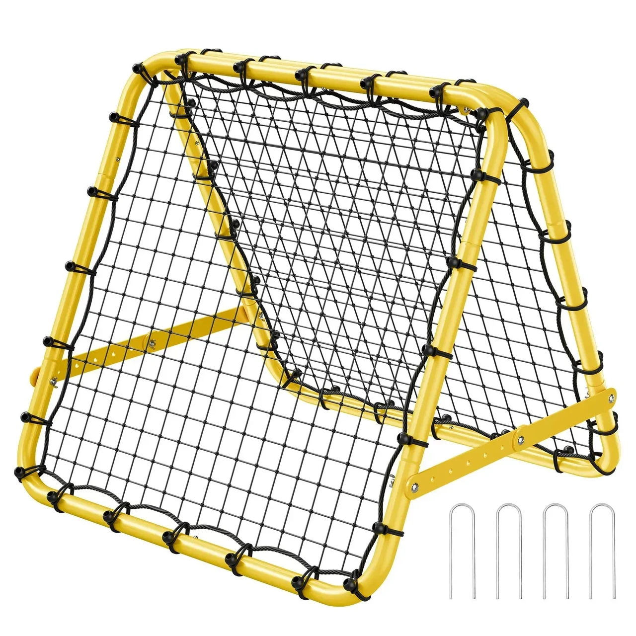 Сітка для відпрацювання кидків у футболі VEVOR 40 x 35 x 37 дюймів, портативна сітка для відпрацювання кидків у футболі з повністю, фото 1