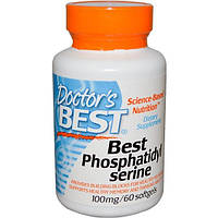 Doctors Best, Best, фосфатидилсерин, 100 мг, 60 капсул