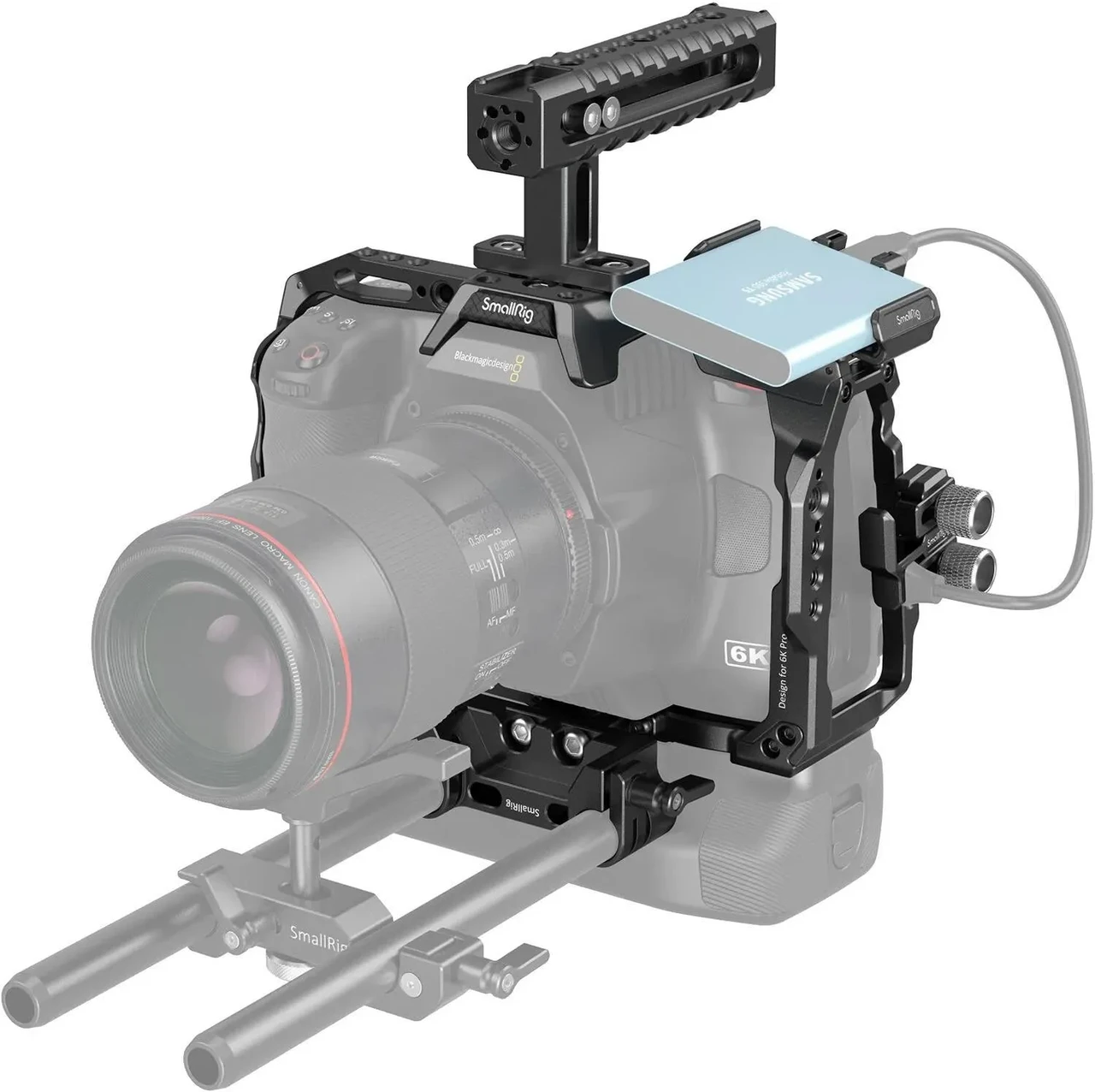 SmallRig 3583 Basic Kit для Blackmagic Pocket 6K Pro клітка з ручкою, фото 1