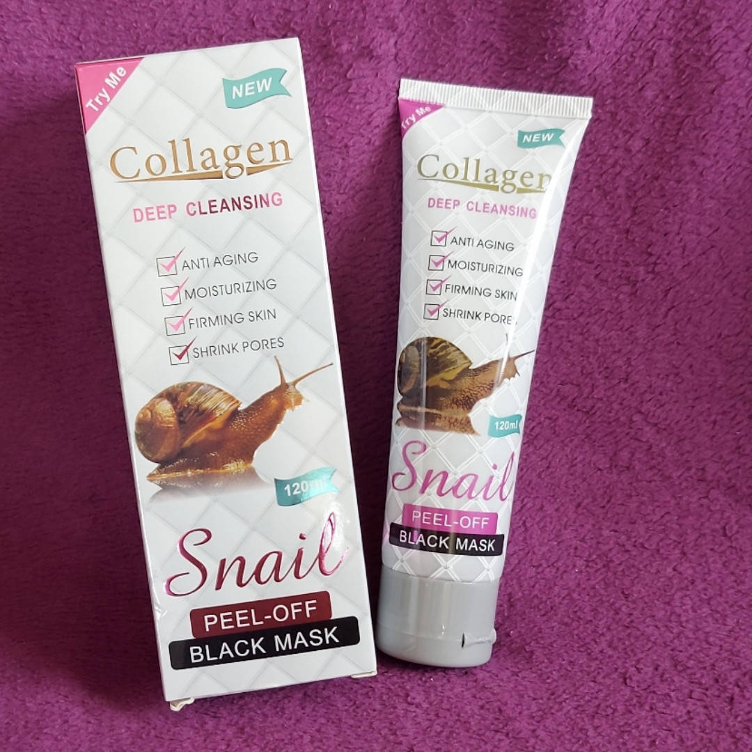 

Черная маска-пленка с муцином улитки Collagen Snail