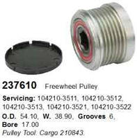 Шків інерційний FORD KUGA, C-MAX, FIESTA, FOCUS, FUSION, MAZDA 3, VOLVO C30, S40, V50