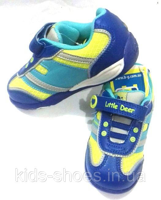 Дитячі кросівки B&G синії 22 LED світні