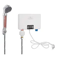 Проточный водонагреватель Kroner KRM Volt - CW200WMDS с дисплеем, настенный, с лейкой и турмалиновым фильтром