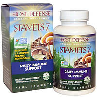 Fungi Perfecti, Host Defense, Stamets 7, 120 растительных капсул