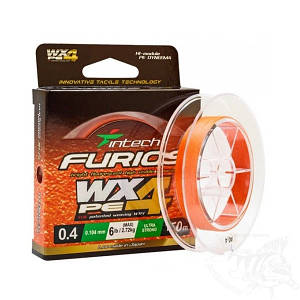 Плетений шнур YGK Intech FURIOS PE WX4 150 м #0,8