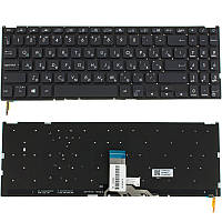 Клавиатура для ноутбука ASUS (X509 series) rus, black, без фрейма, подсветка клавиш (ОРИГИНАЛ)
