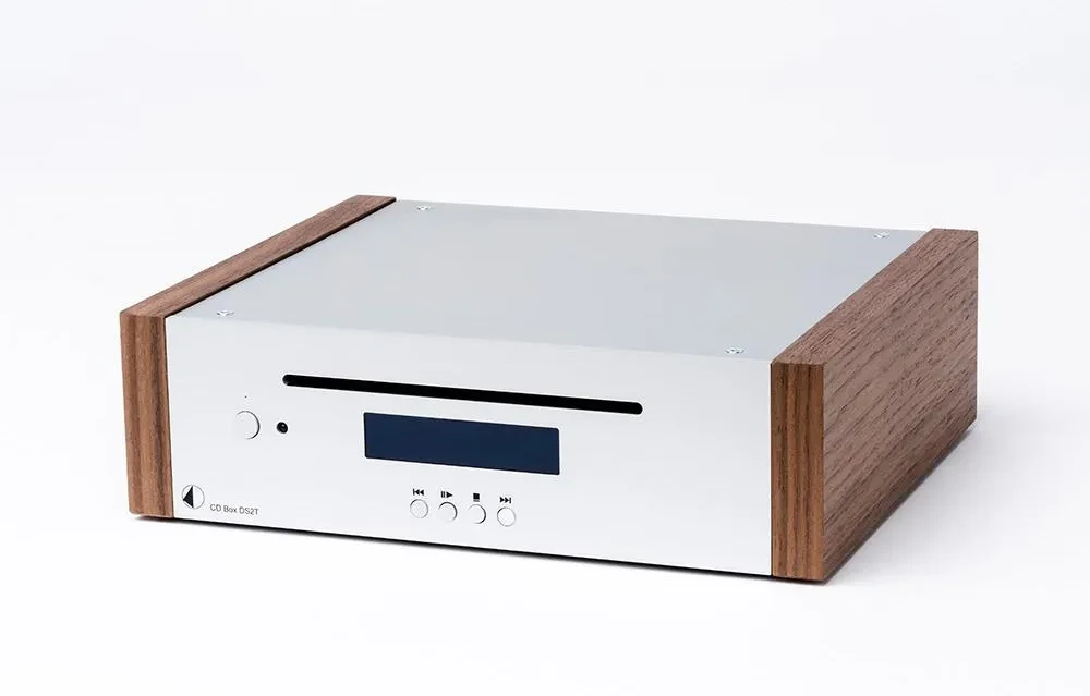 CD проигрыватель Pro-Ject CD Box DS2 T Wood серебристый Hi-Res DAC, фото 1