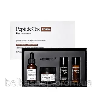 Набор для лица medi peel peptide tox 5 peptide bor multi care kit 4 шт