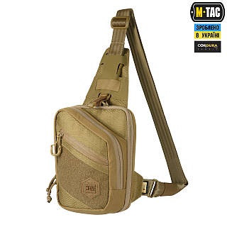 M-Tac сумка Sling Pistol Bag Elite Hex с липучкой Coyote