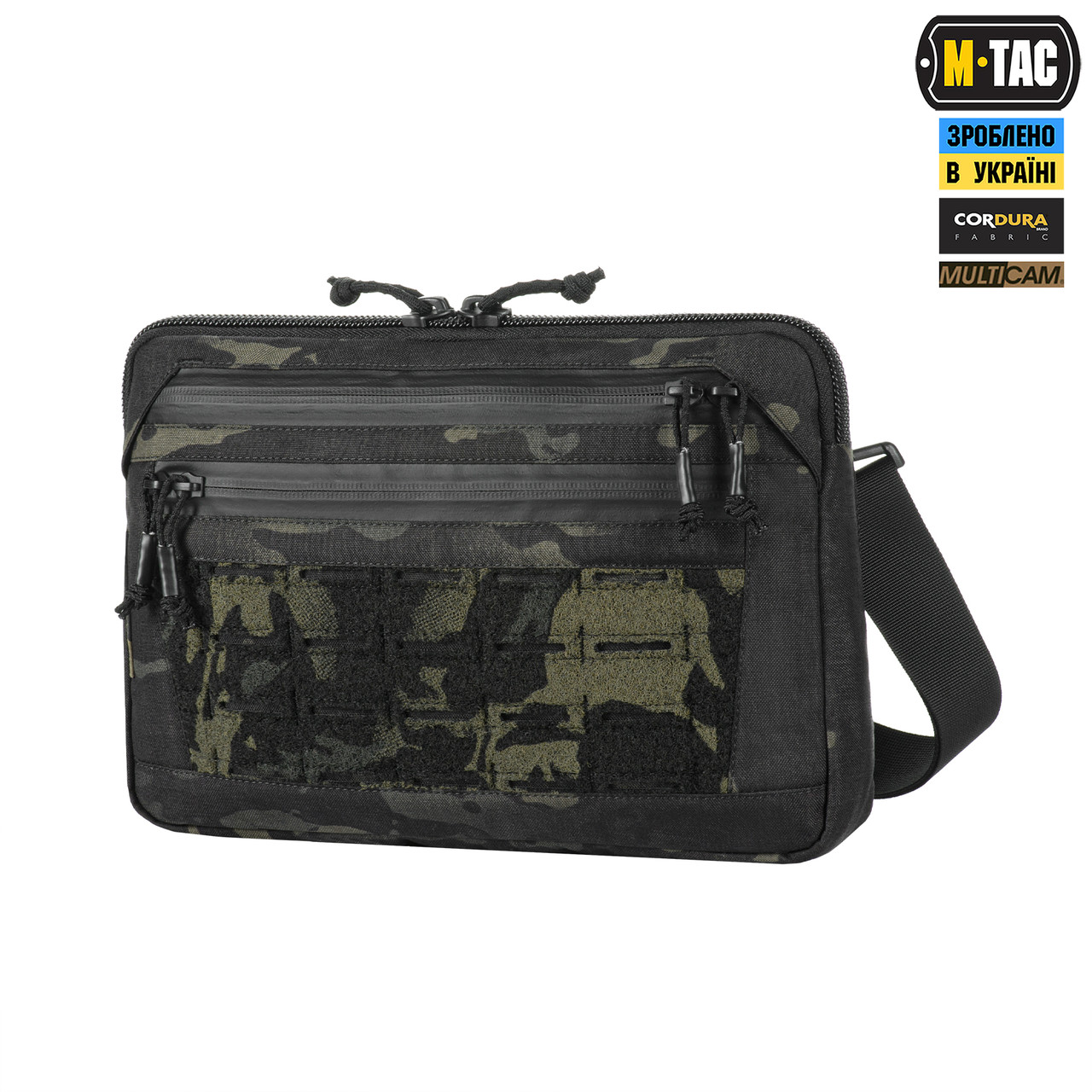 M-Tac сумка Admin Bag Medium Elite з липучкою Multicam Black/Black, фото 1