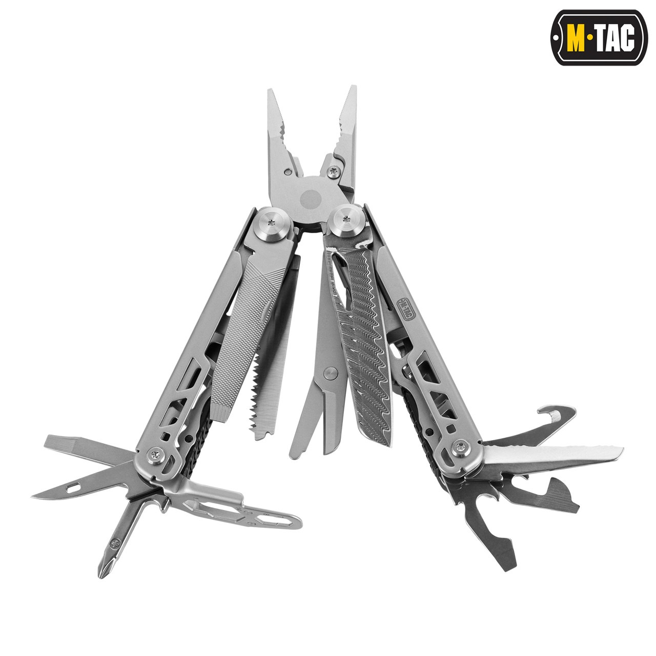 M-Tac мультитул Type 12 Steel/Damascus, фото 1