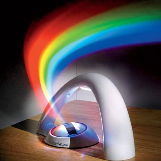 Нічник – проектор Райдуга RGB Lucky Rainbow · Світильник з проекцією веселки, фото 1