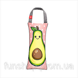 Игрушка для собак с ручкой и пищалкой WAUDOG Авокадо 884B62TM95