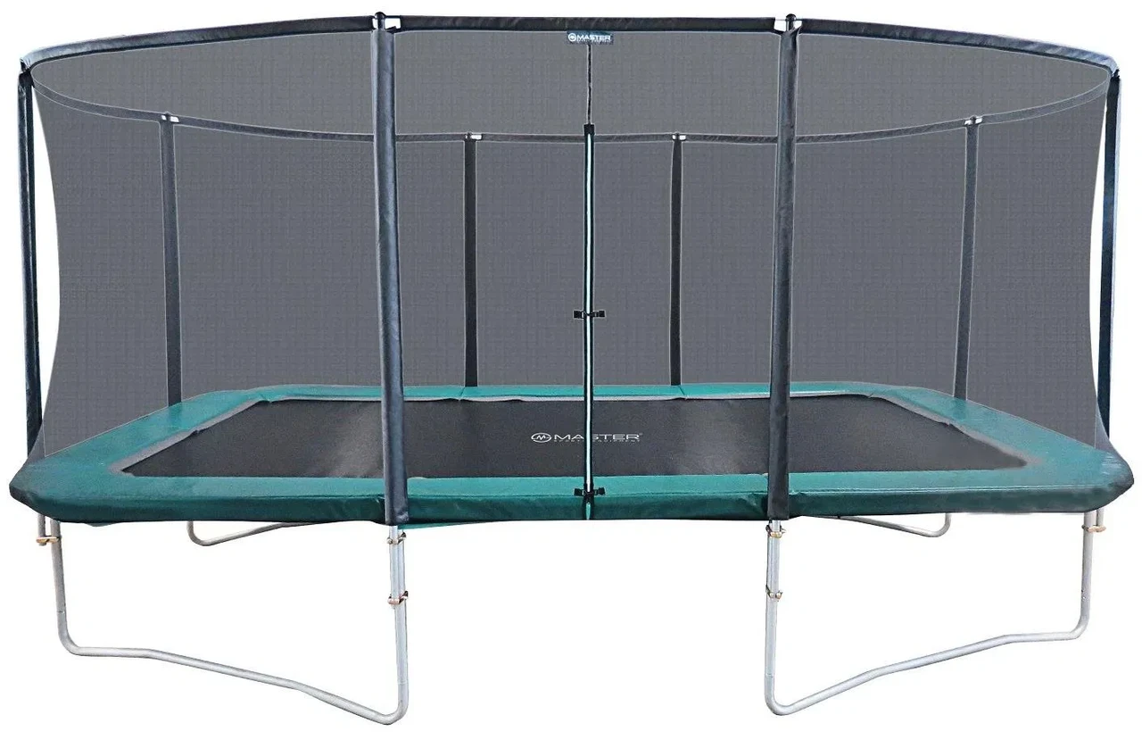 Батут MASTER Super 524 x 303 см с защитной сеткой 524 cm 95 cm Синий, фото 1