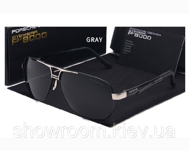 Сонце захисні окуляри у стилі Porsche Design (8521) silver