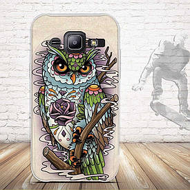 Силіконовий чохол для Samsung Galaxy J2 J200 з малюнком сова