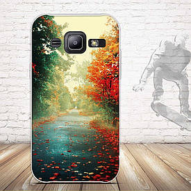 Силіконовий чохол для Samsung Galaxy J2 J200 з малюнком осіння дорога
