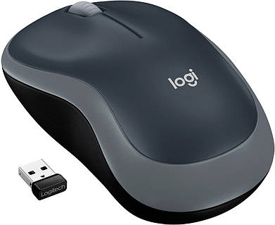 Миша бездротова Logitech M185 Grey (910-002238)  — Доступний