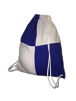 Рюкзак габардин клітка для сублімації колір Синій