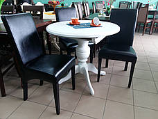 Стіл обідній круглий Анжеліка Fusion Furniture, колір білий, фото 5