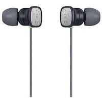 Чорні з сріблястими вставками навушники-вкладиші з мікрофоном Belkin PureAV 006