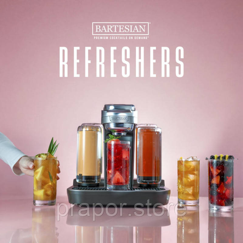 Капсулы BARTESIAN Refreshers Collection — набор коктейлей для Bartesian, 8 капсул