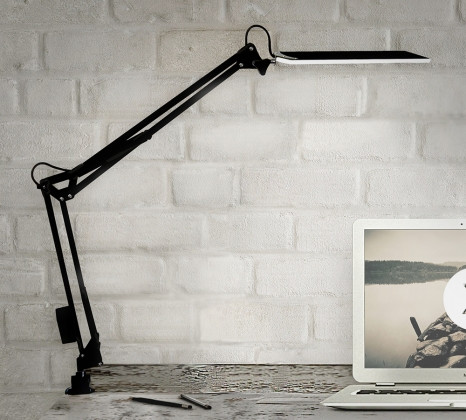 Лампа светодиодная настольная Черная 10W X-LED - фото 1 - id-p451968780