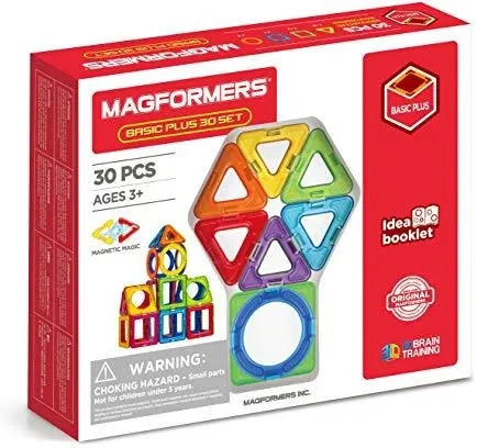 DK-E MAGFORMERS Basic Plus 30 (3067) конструктор магнитный, фото 1