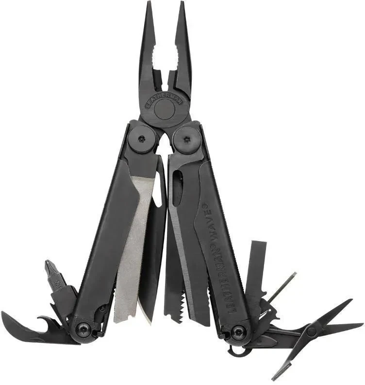 Мультитул Leatherman Wave Plus складаний чорний, фото 1