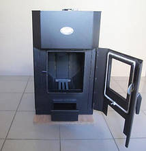 Піч опалювальна Вогнев ПОВ-100 С2 дверцята зі склом, фото 2