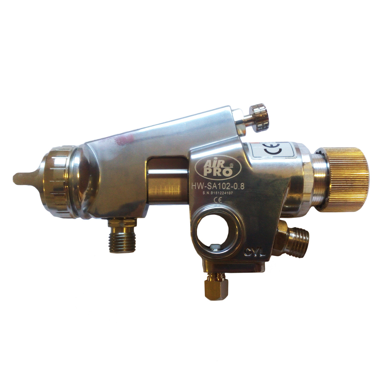 Пневматичний фарборозпилювач автоматичний (1.8 мм) Air Pro HW-SA102-1,8 (Тайвань)
