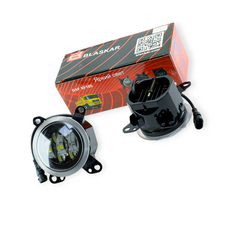Фара DAF LED (90мм 3.5") 40W 7 линз противотуманная