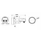 Конвертор Wideband 40 mm LNB (hor/vert) IDLP-WDB01-OOPRO-OPP, фото 4