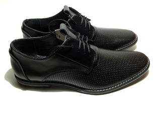 Чоловічі шкіряні літні туфлі, мокасини