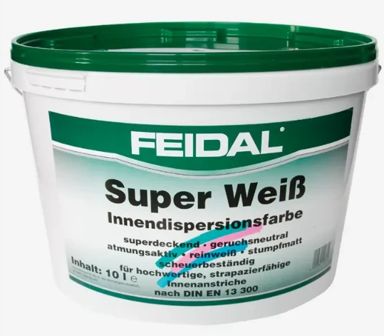 Фарба інтер’єрна Feidal Super Weiß Біла 10л, фото 1